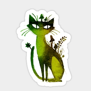 Forest Cat Sticker